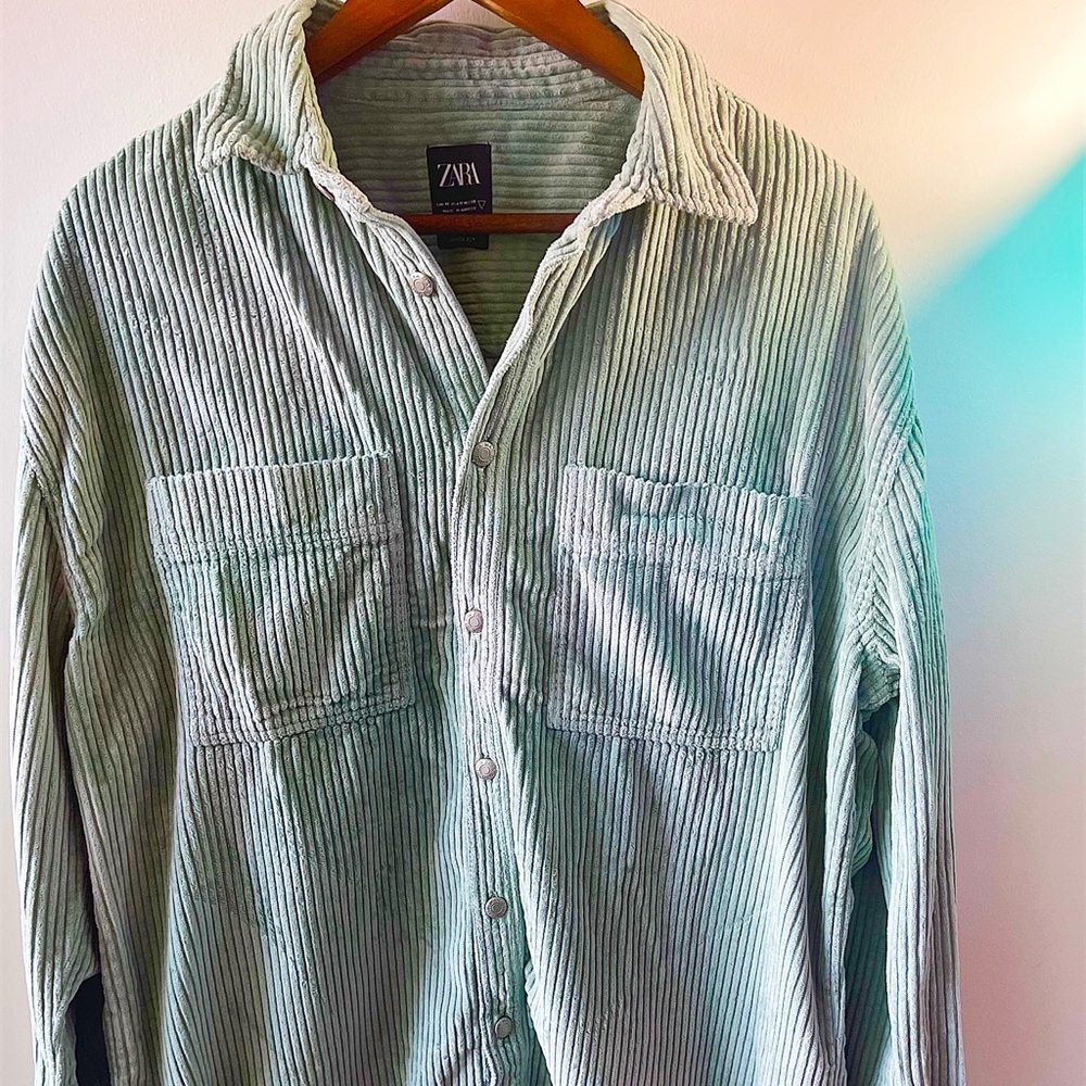 Men long sleeve Zara Shirt Size M